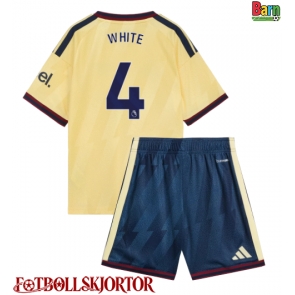 Arsenal Ben White #4 Tredje Kläder Barn 2026-27 Kortärmad (+ Korta byxor)